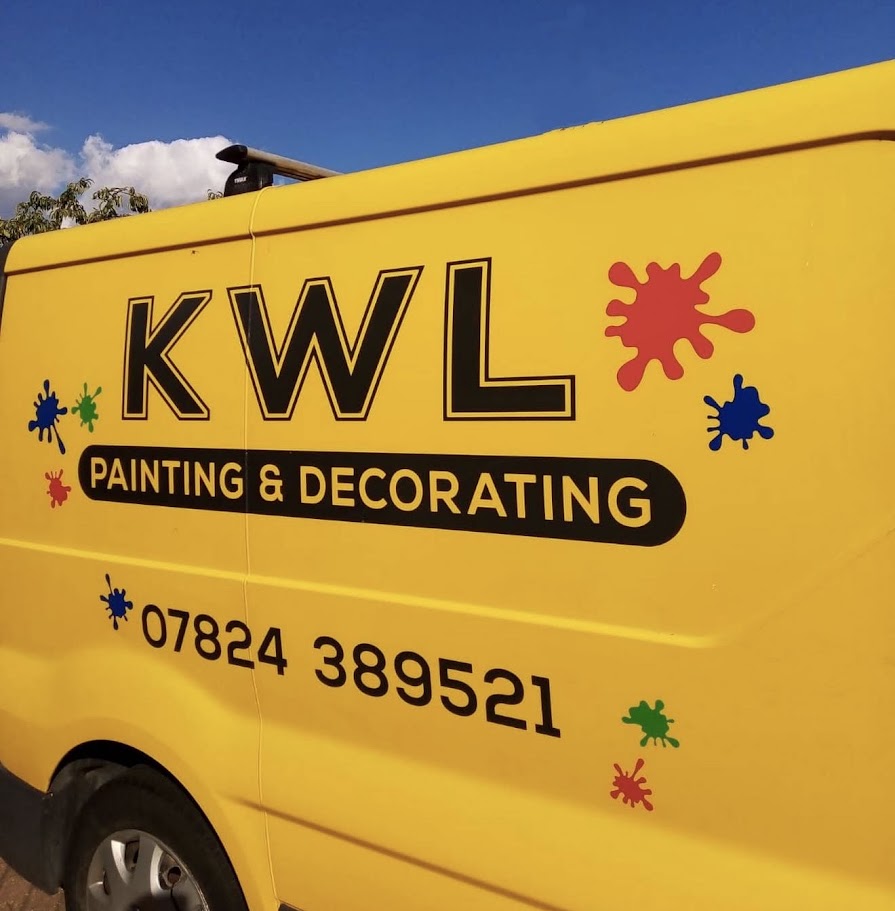 KWL Painting and Decorating branded van